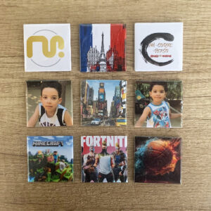 Lot de 9 Magnets personnalisables