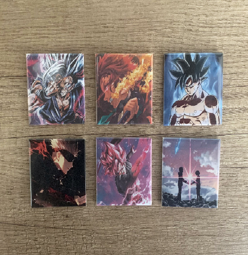 Lot de 6 magnets personnalisés